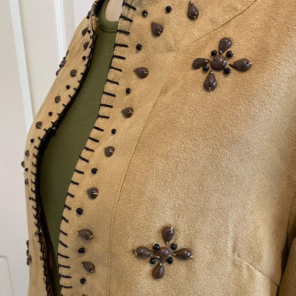 Suede Blazer Jacket - Picture 6 of 14